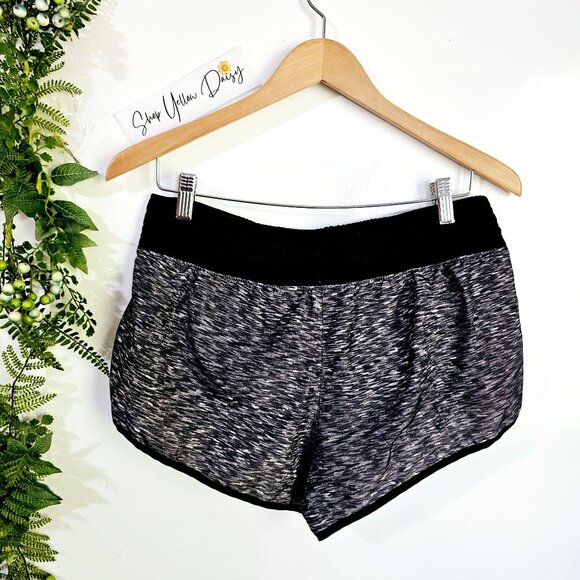 SO Womens XL Black & Gray Athletic Running Shorts With Liner ~S72.4 - Picture 2 of 6